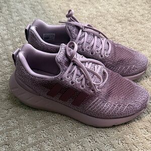 Adidas Women's Lavender Knit Sneakers